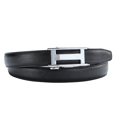 

Explosion models womens leather automatic buckle belt ladies fashion simple decorative leather thin belt red pants belt