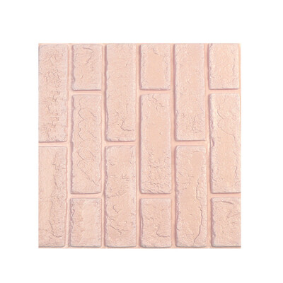 

〖Follure〗3D Wall Paper Brick Stone Rustic Effect Self-adhesive Wall Sticker Home Decor