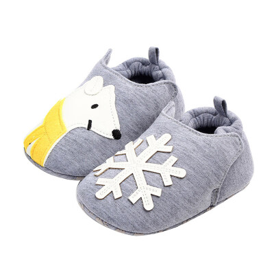 

Newborn First Walkers Baby Girl Boy Shoes Cotton Cartoon Print Soft Soled Non-slip Footwear Baby Shoes Christmas Gift