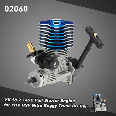 

Siaonvr RC 02060 VX 18 274CC Pull Starter Engine for 110 HSP Nitro Buggy Truck RC Car