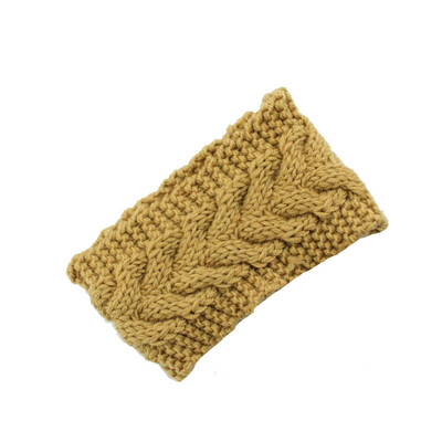 

Winter Fashion Women Knitted Turban Headbands Solid Color Warm Crochet Headwrap Wide Ear Warmer Hairband Hair Accessories 22