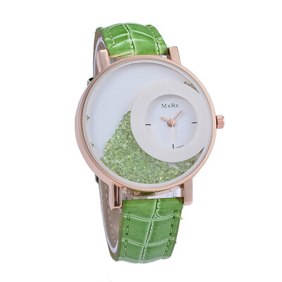 

Quick sand diamond fashion womens watch fashion ball jewelry watch rhinestones European&American belt watch