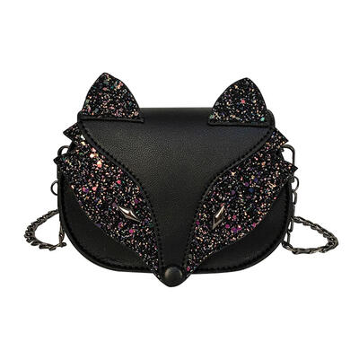 

Cute Sequins Fox Messenger Bags Children Shoulder Baby Girls Purse Handbags
