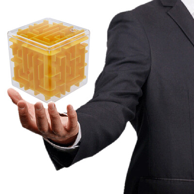 

Tailored Hand Game Case Box 3D Cube Puzzle Maze Toy Fun Brain Game Challenge Fidget Toys