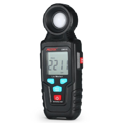 

MESTEK Mini Digital Lux Meter LCD Display Handheld Auto Range Illuminometer Luminometer Photometer Luxmeter Light Meter 0-200000