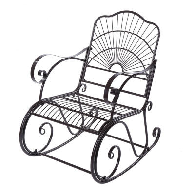 

Greensen Iron Rocking Rocker Chair Single Chair in Outdoor Patio Backyard Park