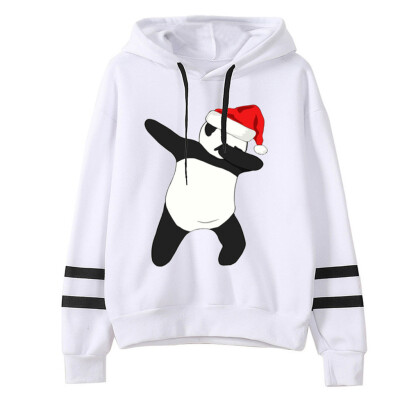 

Tailored Women Christmas Print Hooded Long Sleeves Sweatshirt Hooded Pullover Tops Shirt