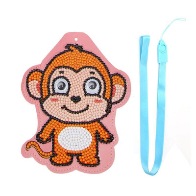 

DIY Diamond Painting Bus Card Hanging Bag ID Card Holder Set