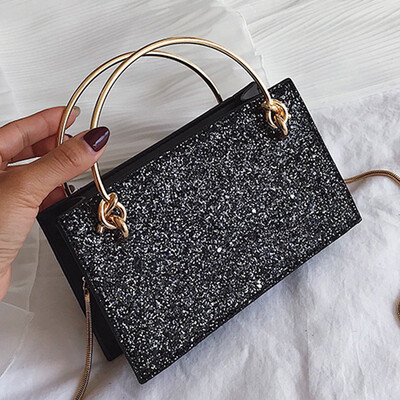 

2019 new Korean version of womens bag French minority bag foreign temperament feeling single shoulder oblique satchel chain bag