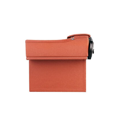 

Car Seat-gap Catcher Organizer Box Storage Cup Holder PU Leather Multi-function Pocket Coin Storage Auto Car Accessory