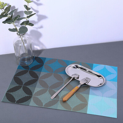 

Toponeto Fashion Pattern Placemat Compatible Crossweave Insulation Washable Table Mat
