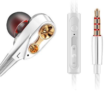 

Sports Earbud Inline Controls Wired Earphones Hands-Freed Calling with Mic for Mobile Phone in Ear