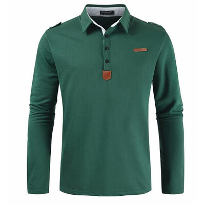 

Toponeto Mens Casual Slim Fit Turn-down Collar Shirt Long Sleeve Pocket Top Blouse