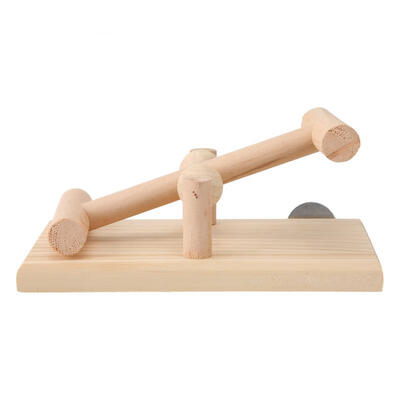 

Greensen Wooden Small Pet Hamster Seesaw Chinchillas Mice Playground Cage Climbing Toy