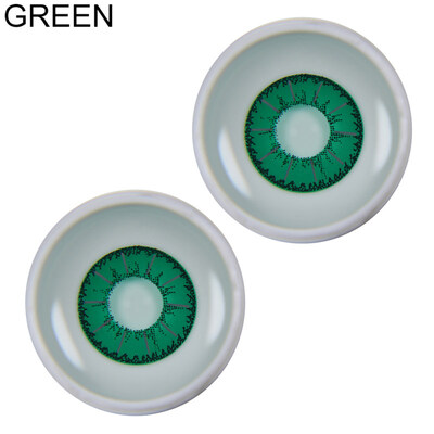 

1Pair Circle Colored Contact Lenses Yearly Use Cosplay Party Colorful Eye Makeup