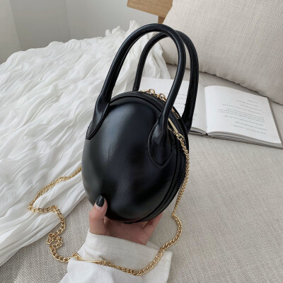 

Tailored Women Dinosaur Egg Shape Crossbody Bag Leather Bag Shoulder Bag Chain Bags