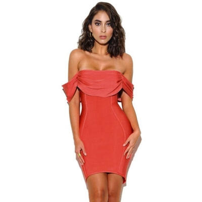 

Sexy Women Bodycon Off Shoulder Long Sleeve Evening Party Cocktail Mini Dress