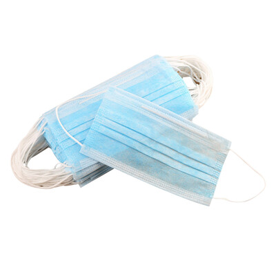 

Gobestart 50pc Three Layer Disposable Respirator Breathable Prevent Dust Respirator
