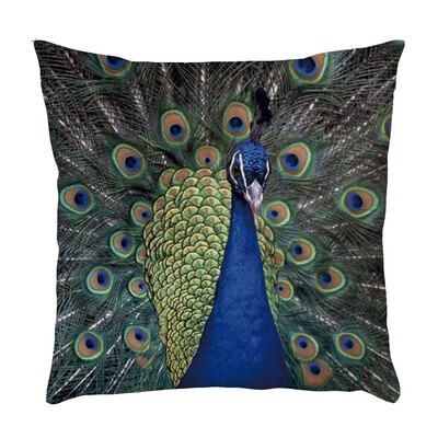 

〖Follure〗Peacock Pattern Pillowcase Pillow Case Cushion Cover Sofa Home Car Decor