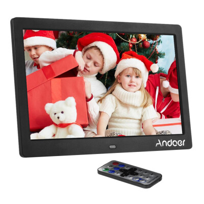 

Andoer 10 Inch LED Wide Screen Digital Photo Picture Frame Electronic Album High Resolution 1024600 MP3 MP4 Picture Player Electr