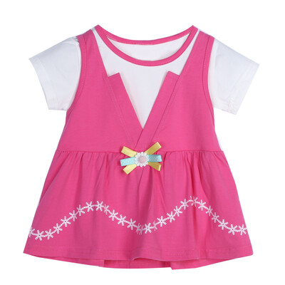 

Kids Children Girls Short Sleeve Dress Beautiful Casual Dresses Outfit