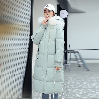 

Tailored Women Winter Warm Coat Hooded Thick Warm Loose Jacket Long Overcoat
