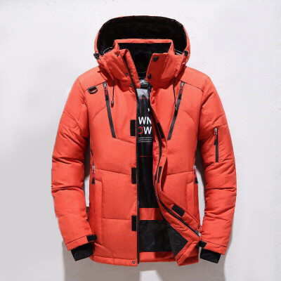 

2019 Men Winter Hooded Zipper Duck Down Warm Parka Jacket Coat Outwear Plus Size