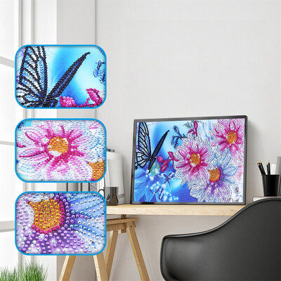 

Gobestart Full Drill Special Shaped Diamond Painting DIY 5D Drill Cross Stitch Kits Crysta