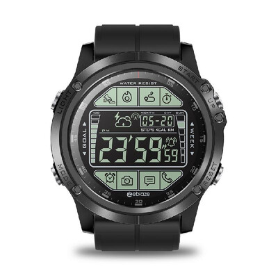 

Zeblaze VIBE 3S Smart Watch Dustproof Shockproof Waterproof 124-Inch FSTN Full View Display Screen Wristwatch BT40 5ATM Waterpro
