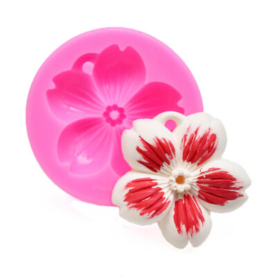 

Siaonvr DIY 3D Flower Silicone Mold Fondant Cake Decorating Chocolate Sugarcraft Mould