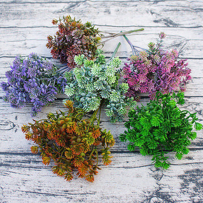 

28 Heads Artificial Fake Leaf Plant Leaves Flowers Party Home Decor