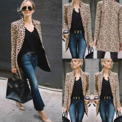 

Fashion Women Mid-length Slim Casual Blazer Suit Lady Work Jacket Coat Outerwear