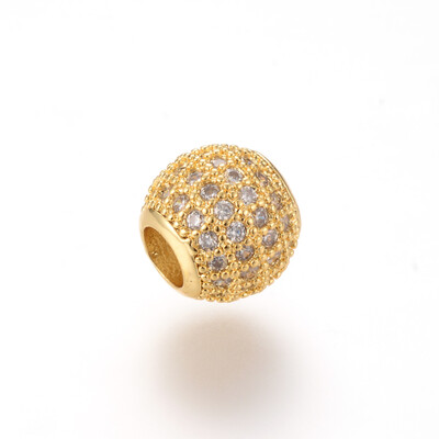 

Alloy Rhinestone European Beads Large Hole Beads Rondelle Crystal 113x101mm Hole 45mm