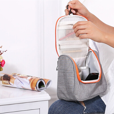 

Multifunctional Travel Cosmetic Bag Hanging Toiletry Makeup Pouch Woman Mens Wash Case Organizer Accessories Supplies Water Resis