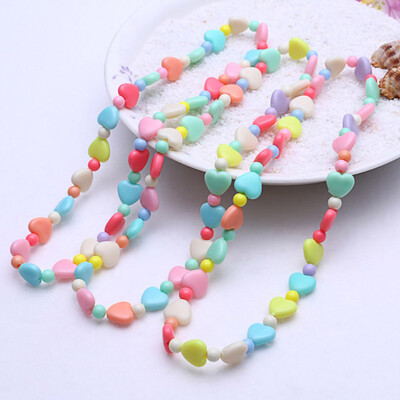 

Love Children Suit Baby Sweet Necklacebracelet Lovely Cartoon Acrylic Resin Hair Accessories Summer Style Wholesale