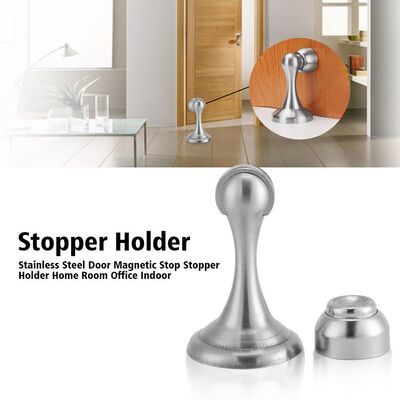 

New Heavy Duty Stainless Steel Strong Magnetic Door Stopper Powerful Bedroom Doorstop