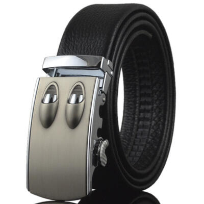 

new Cowhide Genuine Leather Belts For Men Luxury Automatic Buckle Black Cinturones Hombre designer belts mens high quality belt