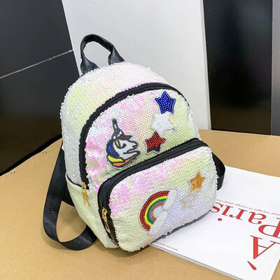 

Women&39S Fashion Cute Unicorn Backpack Teen-Girls School Bag Glitter Bling Sequins Shoulder Bag