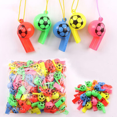 

FUNNYBUNNY World Cup Football Whistle Plastic Smile Whistle Referee Whistle Children Gift Cheering Props Soccer Party Supplies