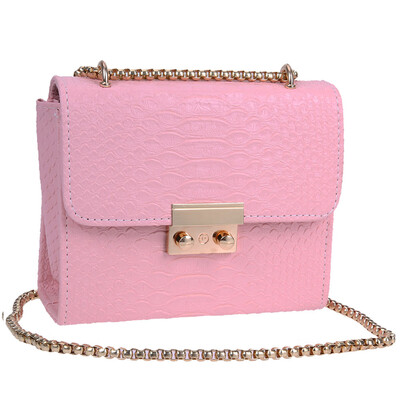 

Fasion PU Leather Women Mini Chain Bag Animal Pattern Square Bag