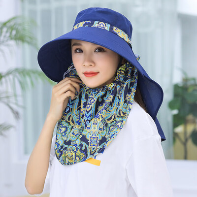 

Anti-UV Sun Hat Sunscreen Foldable Joker Summer Outdoor Tea Picking Travel Hat Lady Sun Hat