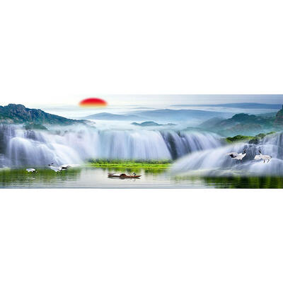 

5D DIY Full Drill Diamond Painting Mountain Lake Cross Stitch Embroidery