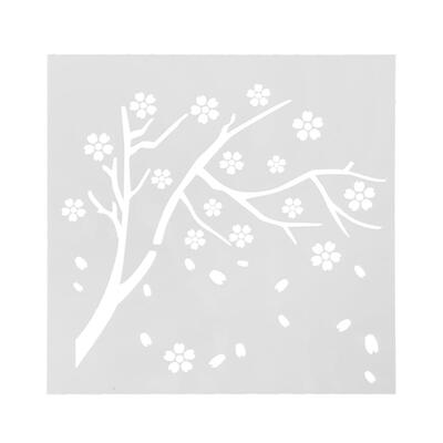 

Plum Tree Printing Spray Mold Coffee Cake Stencils Fondant Template Decor