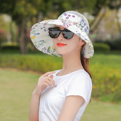 

Sunhat Female Sunscreen Outdoor Summer Korean Hat Sunshade Hat Anti-ultraviolet Folding Fashion Beach Hat