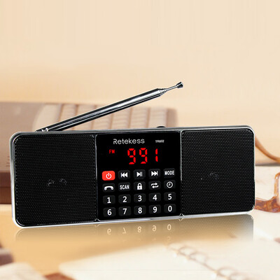 

Retekess TR602 FM AM Radio Multiband Digital Radio Receiver Bluetooth Speakers MP3 Player Earphone Output AUX IN Support TF Card
