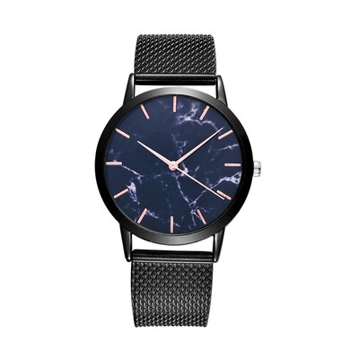 

RM Women Silica Gel Mesh Belt Casual Watch Geneva Simple Mesh Belt Watch