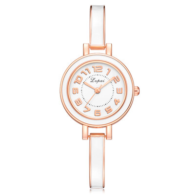 

European&American style fashion small fresh ladies bracelet watch simple casual watch female models