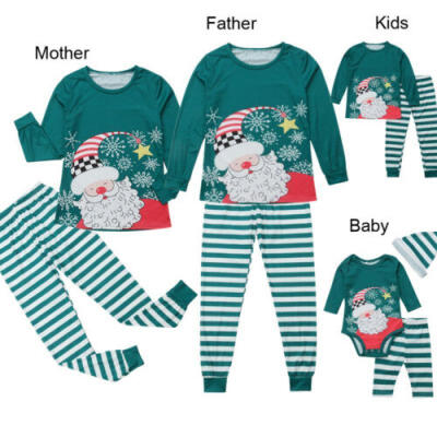 

UK Family Matching Adult Women Kids Christmas Pyjamas Nightwear Pajamas Sets