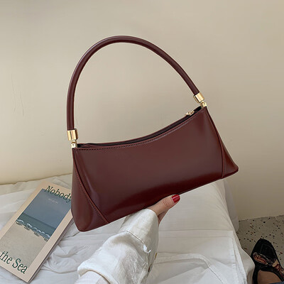 

Retro French small crowdsourcing women 2019 new wave Korean Joker red texture fashion handbags