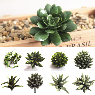 

Artificial Succulents Plant Garden Miniature Fake Home Floral DIY Decor Gift Hot